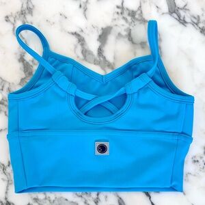 FIVE- Dancewear Formation Crop Top, Blue, Size 8/10